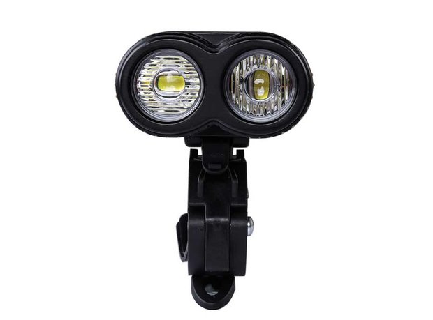 werkwoord zoon via Fiets koplamp dubbele lens 500 lumen FL-05 - Power-Bike Ombouwset  elektrische fiets