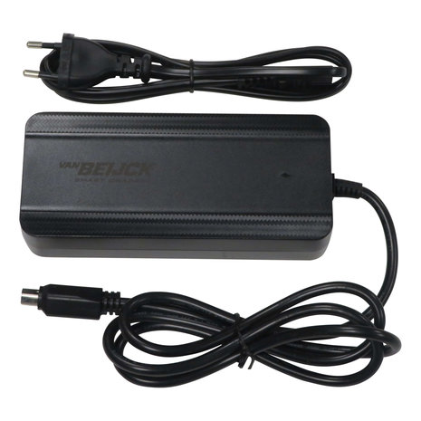 Acculader Stella Joycube 5 pins driehoek plug - Power-Bike Ombouwset  elektrische fiets