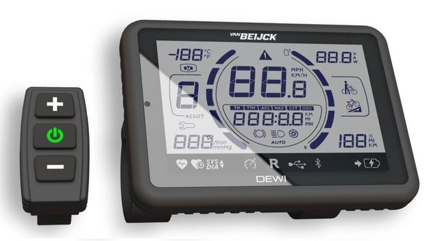 E-bike controller reparatie set voorwiel motor speciaal voor Amslod fietsen  - Power-Bike Ombouwset elektrische fiets