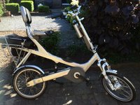 Danny Vermeulen bouwde zijn eigen comfortabele elektrische fiets Danny Vermeulen bouwde zijn eigen comfortabele elektrische fiets